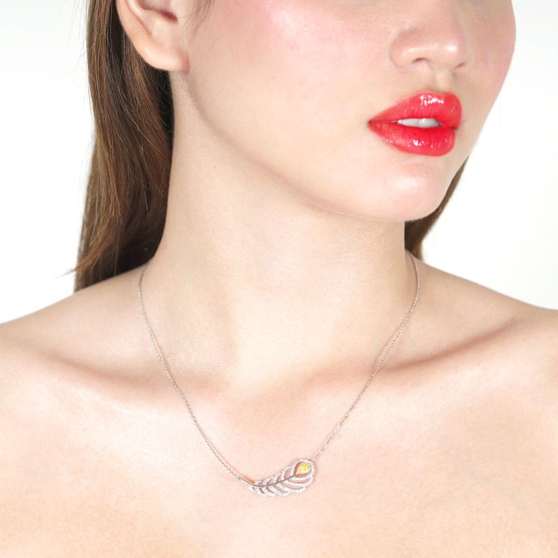 Shikoba Fancy Diamond Necklace